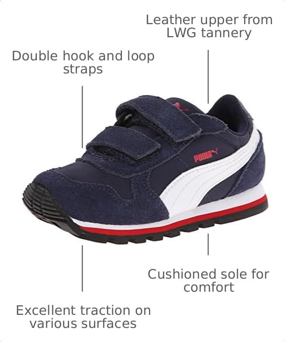 Image of Puma Unisex-Child St Runner Hook and Loop