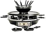  Zanussi RCZ28 - Raclette y fondue 4 en 1 para 8 personas, color negro