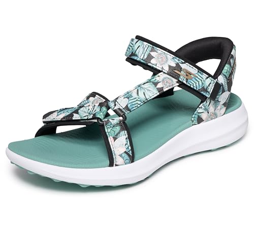 GO Golf SI Sandal BKRG 7 Black Pattern