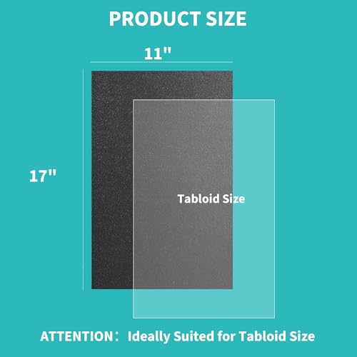 Image of Binditek 100 Pack Binding Covers Set, 11x17 Inches, 10Mil PVC & 16Mil Poly