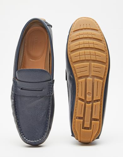 Image of Symbol Premium Mens Smart Casual Driver Leather Shoes (Loafers)
