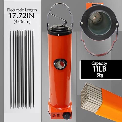 Maisutseb Portable Welding Rod Oven,11LB Stick Welding Electrode Storage Oven Electrodes,Welding Rod Holder for 17.72