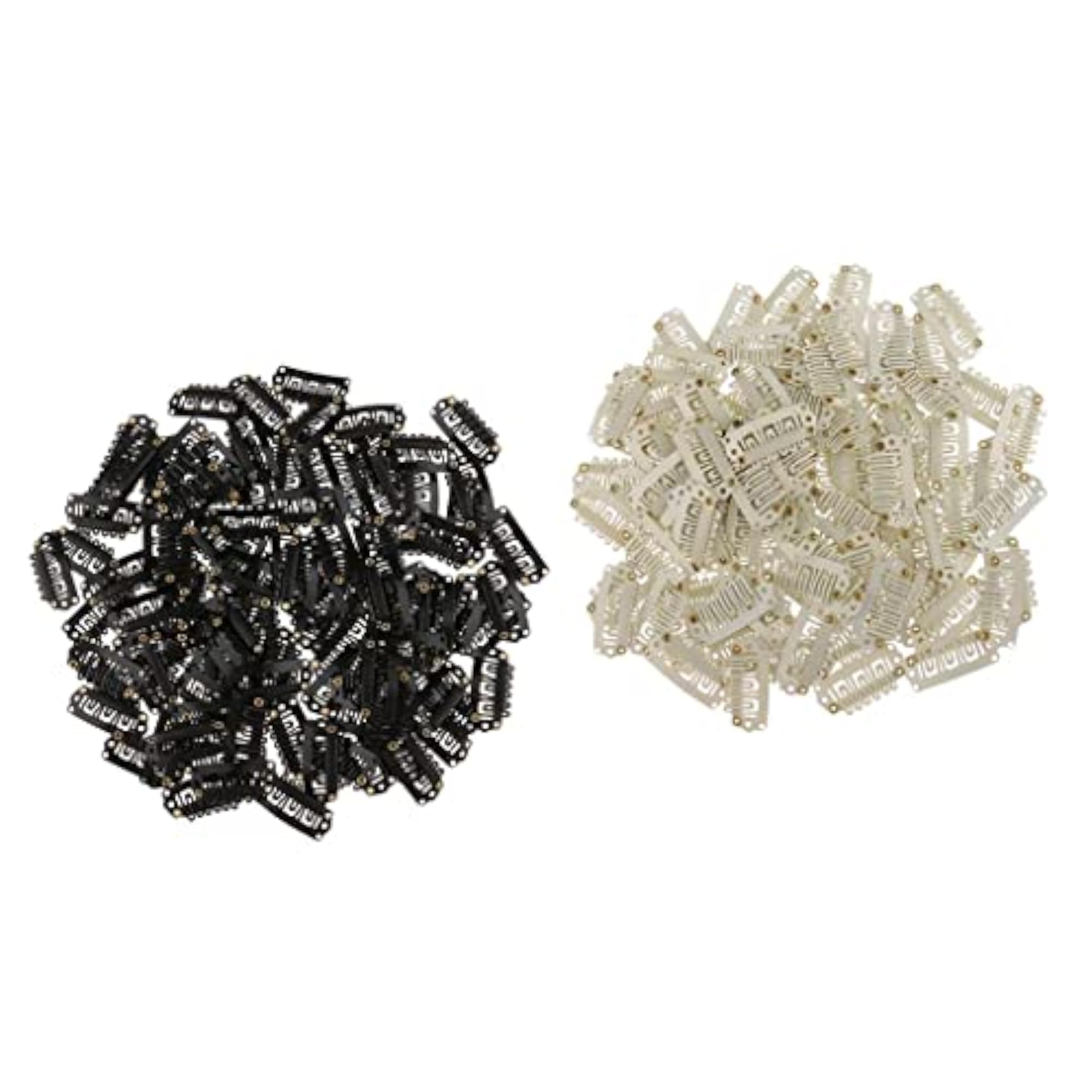 Metal Snap Clips for Hair Extensions Wigs Weft Hairpiece