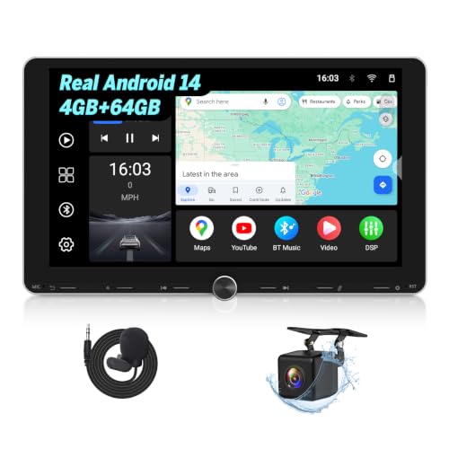Amazon.com: Eonon 4+64GB Android 14 Double Din Car Stereo 10.1