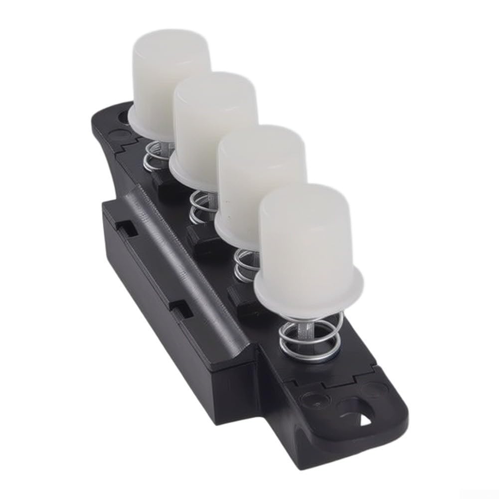 4 Push Button Fan Control Switch 250V, 3-Speed Replacement Keyboard Switch For Electric Floor Fans, Plastic Button Controller, Easy Installation Part Accessory