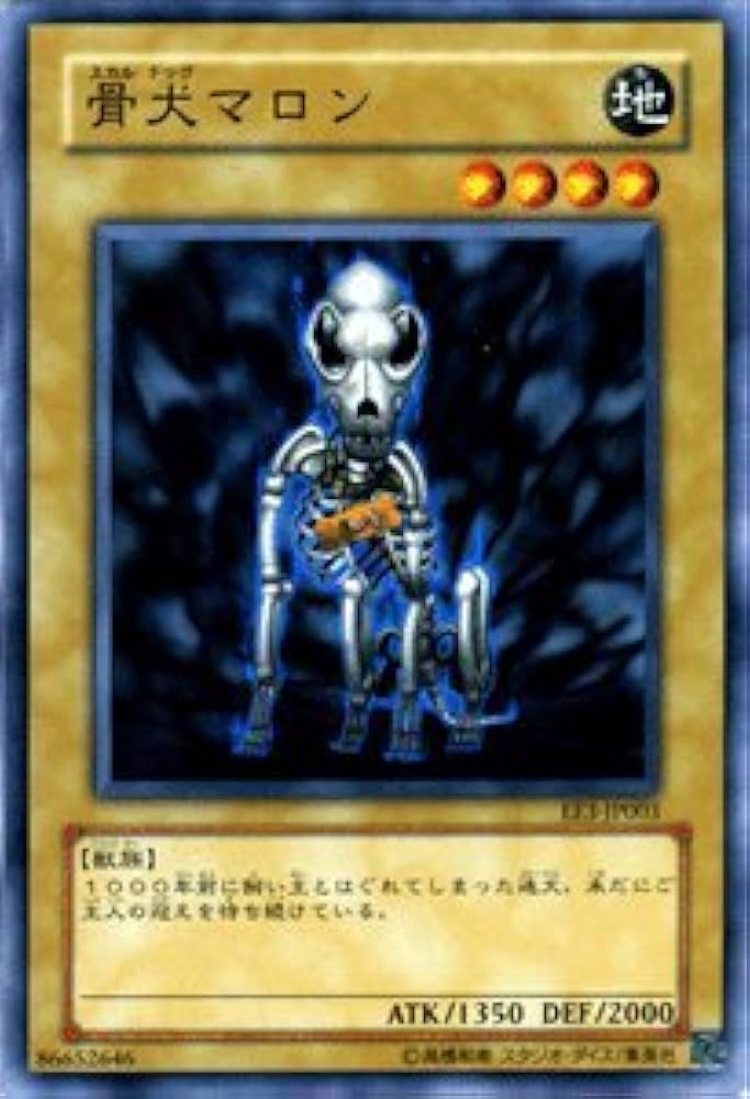 マロン様、遊戯王 Amazon.co.jp: 遊戯王カード 【 骨犬マロン 】 EE3-JP003-N