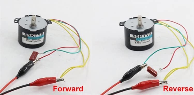 8w Miniature Ac 220 V / 2.5-speed 50ktyz Permanent Magnet Synchronous Reducer Motor - Stepper Motor -