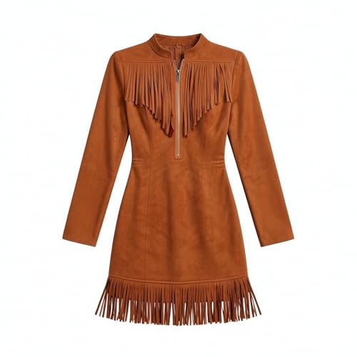 Robe moulante western confortable pour affiner votre silhouette