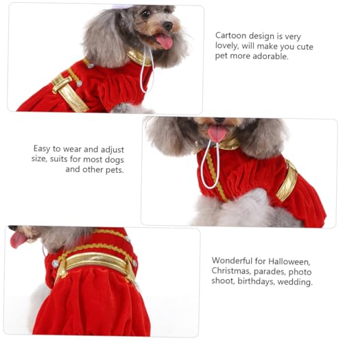 Disfraz para perro pequeño Halloween rojo talla M miniatura 4