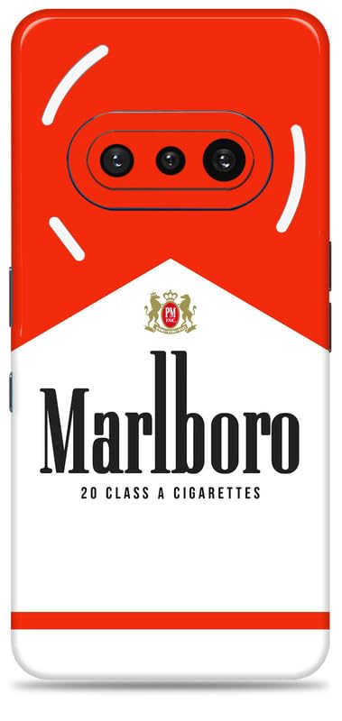 Compatible for Nothing Phone 3A Marlboro Mobile Back Skin Rear Screen Guard Protector Film Wrap (Coverage - Back+Camera+Sides)