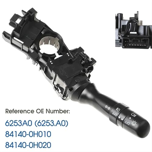 Interrupteur combiné d'essuie-glace et clignotant robuste type Kenworth