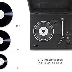 Crosley Mercury Platine Vinyle – Tourne Disque – Tourne Disque Vinyle – Platine Vinyle Bluetooth – Platines Vinyles… - Les Beatles, Paul McCartney, John Lennon, RIngo Starr, George Harrison Crosley Mercury Platine Vinyle - Tourne Disque - Tourne Disque Vinyle - Platine Vinyle Bluetooth - Platines Vinyles… – Image 4