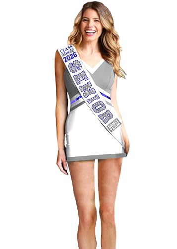 RhinestoneSash Senior Sash 2026 Dance - Class of 2026 Graduation Sashes - High School Senior Dancer Gifts3
