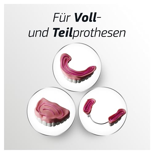 Blend-a-dent Plus Barriere Gegen Speisereste Haftcreme für Voll- & Teilprothesen, Made in Germany, Frischer Geschmack, 4x40g, Orange