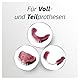 Blend-a-dent Plus Barriere Gegen Speisereste Haftcreme für Voll- & Teilprothesen, Made in Germany, Frischer Geschmack, 4x40g, Orange