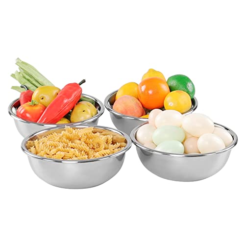 Set de 4 Tazones de Acero Inoxidable para Mezclar miniatura 7