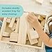 Melissa & Doug Standard Unit Solid-Wood Building Blocks With Wooden Storage Tray (60 pcs)