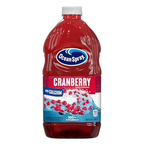 Image of Ocean Spray Cranberry Juice Cocktail with Calcium, 64 Fl Oz Bottle