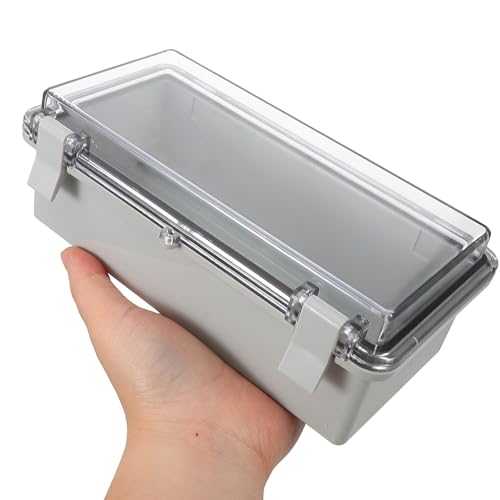 Caja de conexiones IP67 con tapa transparente y estructura de dos vías 4