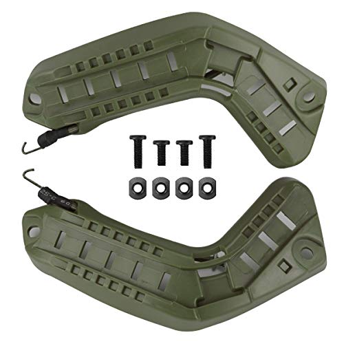 Adaptateur de rail pour accessoire de casque airsoft orientable et robuste
