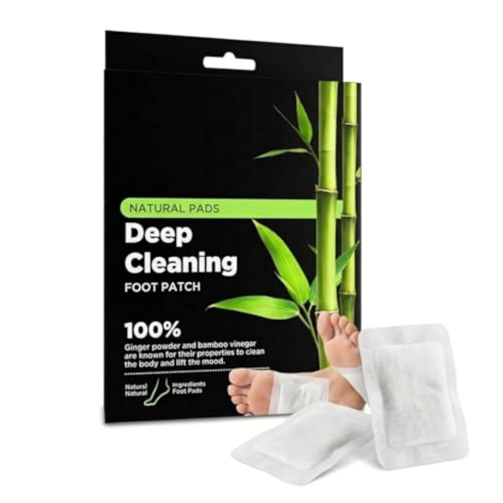 Herbal Foot Patches with Bamboo Vinegar for Daily Wellness