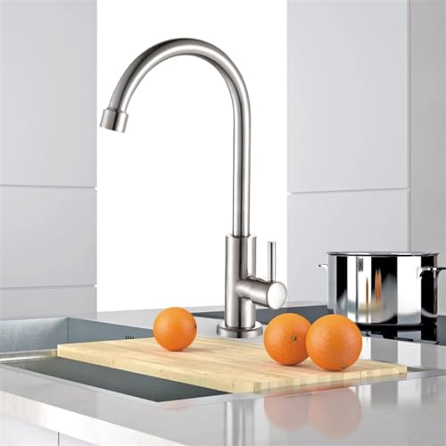 Robinet à eau froide simple pour évier de cuisine et cellier pratique