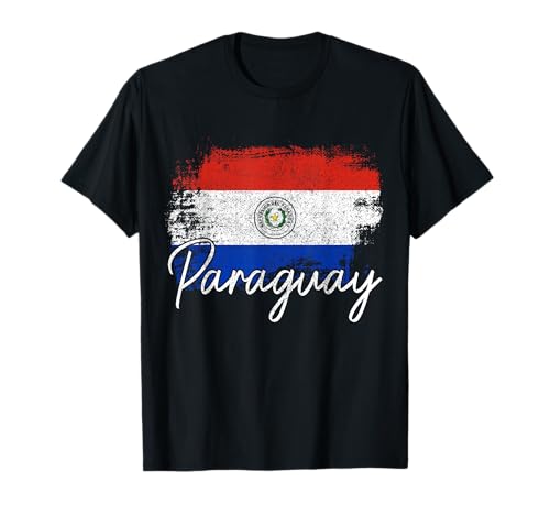 Paraguay Vintage Flag Paraguaya Pride Roots T-Shirt