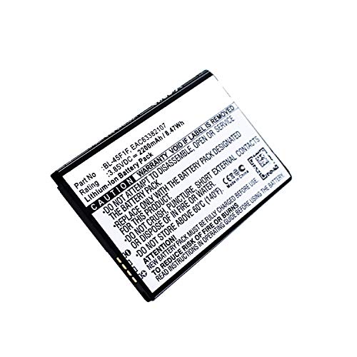 MobiloTec Akku kompatibel mit LG Electronics K9, Li-Ion 2200 mAh, Batterie Cover