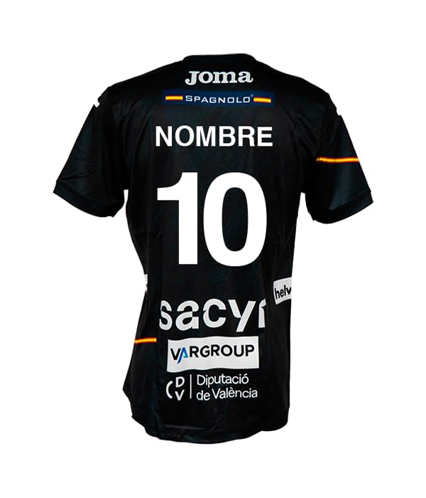 Joma Camiseta España Balonmano Masculino Negra 2025