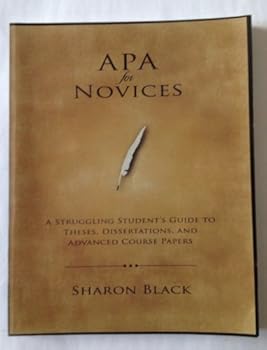 Paperback APA for Novices Book
