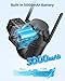 Security Cameras Wireless Outdoor Solar: 2K WiFi Camera for Home Security System - Battery Powered Cam IP66 Waterproof Motion Sensor - Camaras de Seguridad para Casa Inalambricas