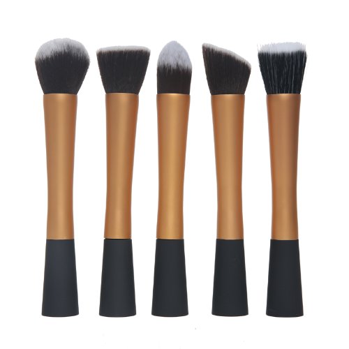 MeGooDo 5pcs Professional Women Makeup Brush Set Gold