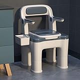 Es ist nicht nur eine mobile Toilette, sondern auch ein bequemer Sitz. Wenn der Deckel geschlossen ist, wird er zu einem Sofastuhl, der im täglichen Leben verwendet werden kann.