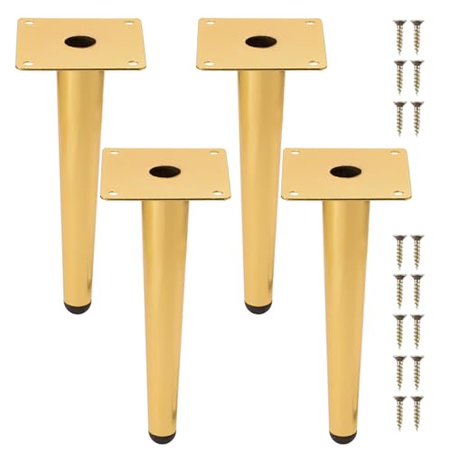 Patas de muebles de cono vertical de 20cm para renovar sillas, armarios y sofás 2