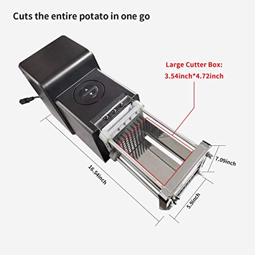 Electric French Fry Cutter, Sopito Professional Stainless Steel