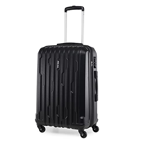 Image of Stony Brook by Nasher Miles Storm Hard-Sided Polycarbonate Check-in Luggage Black 28 inch |75cm Trolley Bag