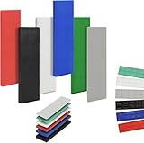 86 Stück Abstandshalter Kunststoff, 6 Stärken Abstandshalter Set, 100 x 28 mm / 4 x 1,1 Zoll Unterlegplatten Kunststoff Für Türen, Fenster Und Fliesenarbeiten