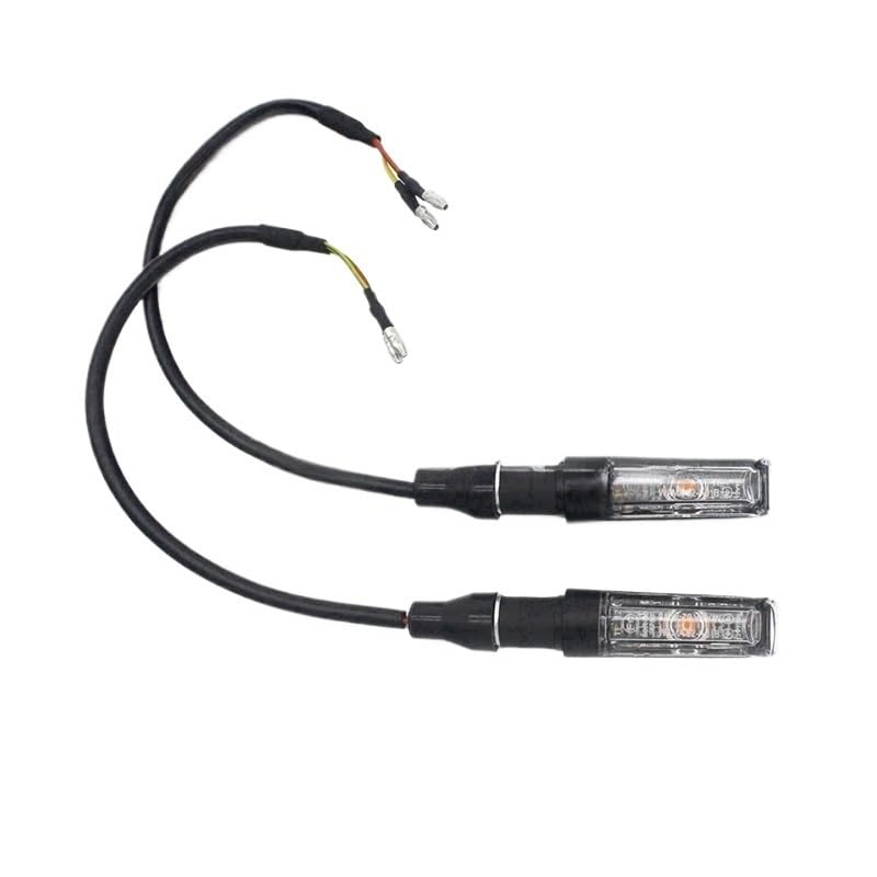 Clignotant pour moto avec lampe universelle orange de signalisation arrière