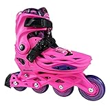 Patins Traxart Freemix Inline Infantil - Rosa - 68/70mm (M) ou 70/72mm (G) - ABEC-9