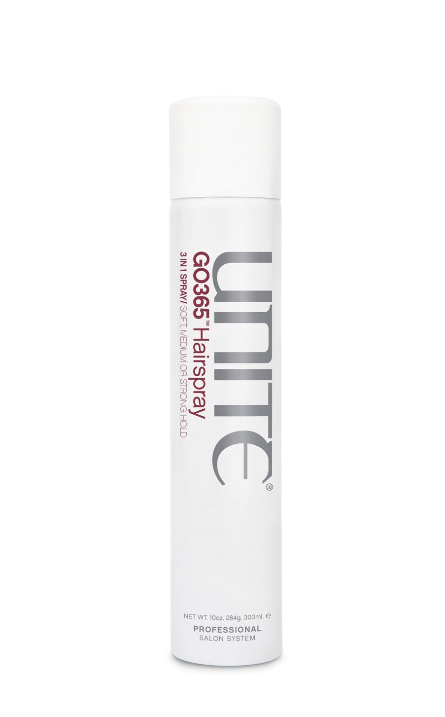 UNITE Hair – GO365 Hairspray – Adjustable 3-in-1 Styling Spray for Flexible to Strong Hold – Brushable, Non-Flaking & Humidity-Resistant – 10 Oz