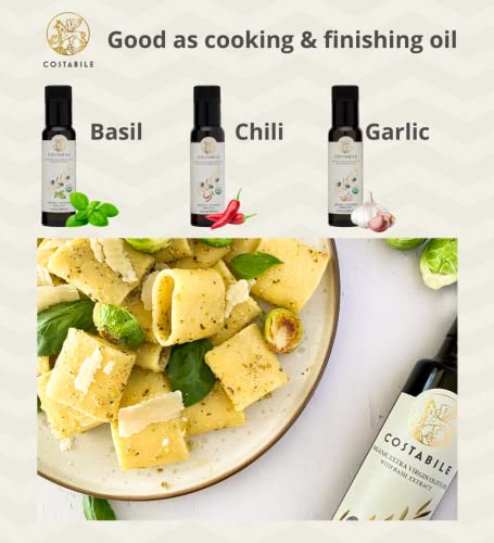 Gift Set Of 5 Flavored Organic Olive Oil & Orange Infused Evoo. Great To Enhance Your Dishes - Costabile #TOP5