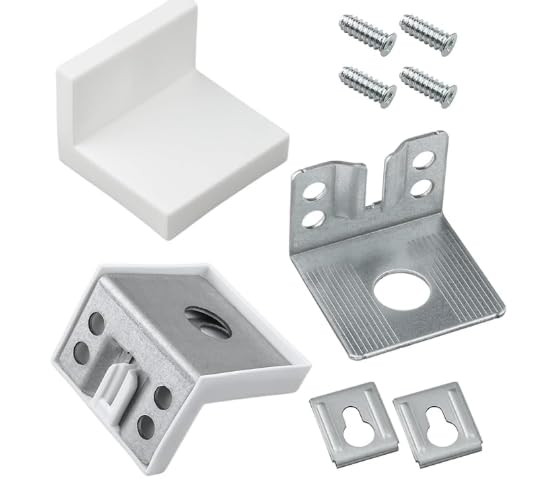 colgadores de armario de pared de alta calidad y duraderos, para instalación y mantenimiento del hogar (4, plata)