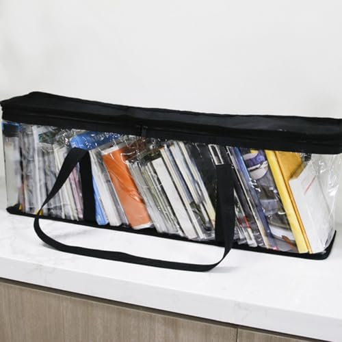 Bolsa de almacenaje portátil para CD y textos con diseño horizontal 6
