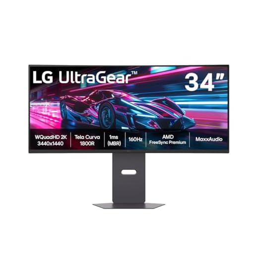 Monitor Gamer LG UltraGear™ Curvo 34G600A-B 34" QuadHD 2K, UltraWide 1800R, 160Hz, 1ms (MBR), AMD FreeSync™ Premium, HDR10, MaxxAudio