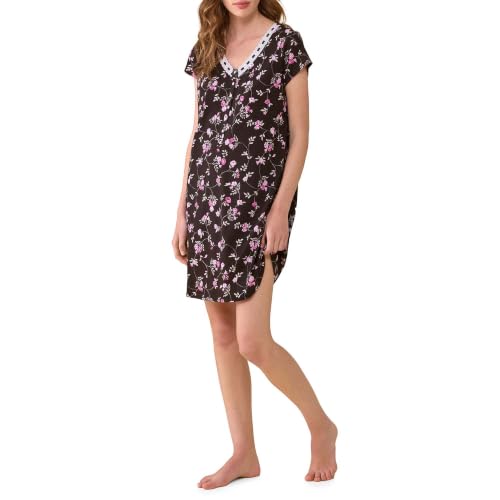 Image of Eileen West Sleepwear & Loungewear for Women - Jersey Knit Collection - 100% Cotton Lightweight Breathable Short Nightshirt