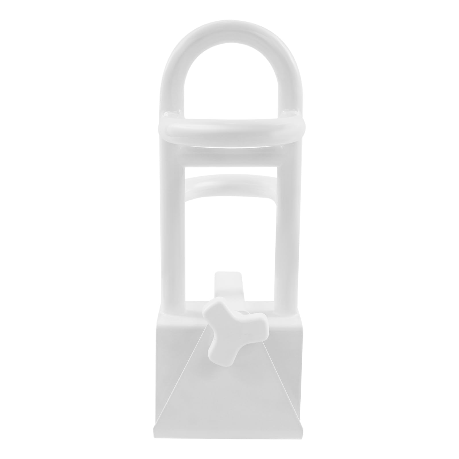 Tirador de bañera triple para barandilla de seguridad, barra de 15 x 41 cm, asidero para la bañera y personas mayores, color blanco