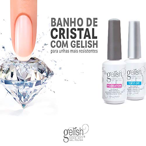 Basix Kit Gelish Harmony - Para Esmaltação Em Gel - Blindagem Diamante