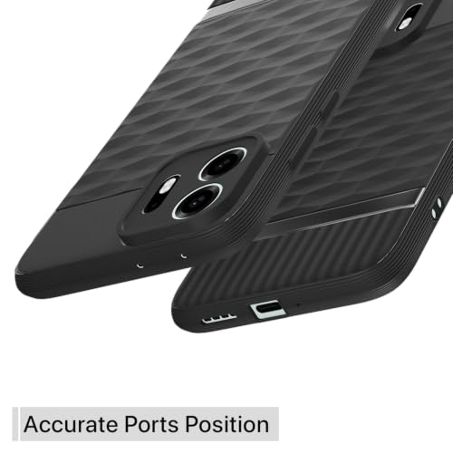 Image of Outlouders Back Cover for OnePlus N6 5G | Full Camera Protection | TPU Soft Flexible Shockproof Bumper Case (Black)