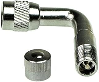 Veemoon 2 Pcs 90 Donut Tire 90 Degree Air Chuck Adapter Tire Valve Stem Extensions Car Extension Adapter 90 Degree Valve Stem Extension Motorcycle Adapter Extender Extension Rod Bike Spare