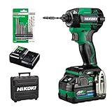【セット買い】【Amazon.co.jp限定】 HiKOKI(ハイコーキ) 36V充電式インパクトドライバー WH36DD(XPSLZ) + ビットセット